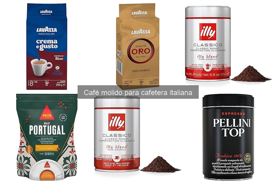 Tipos de café molido ideales para cafeteras italianas