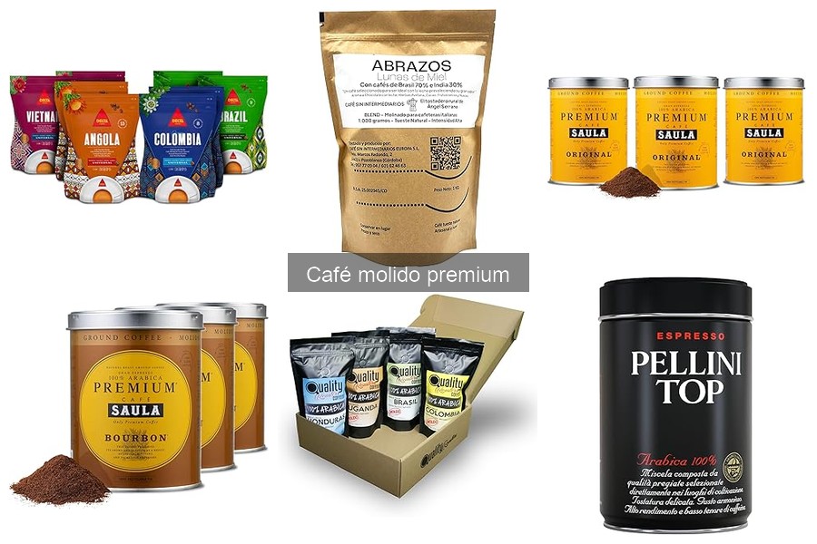 Tipos de café molido premium: orígenes y sabores únicos