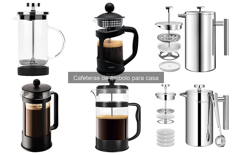 Tipos de Cafeteras de Émbolo: Guía Completa para Elegir