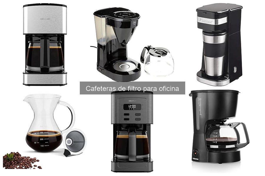 Tipos de cafeteras de filtro para oficina: guía completa