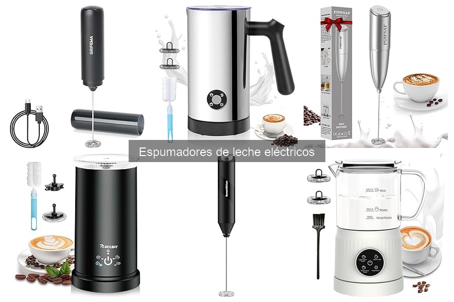 Tipos de espumadores de leche eléctricos: guía completa