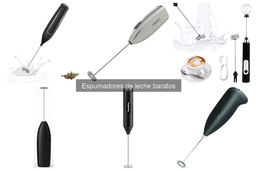 Tipos de espumadores de leche y sus diferencias explicadas
