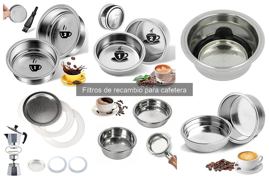 Tipos de filtros de recambio para cafeteras: guía completa