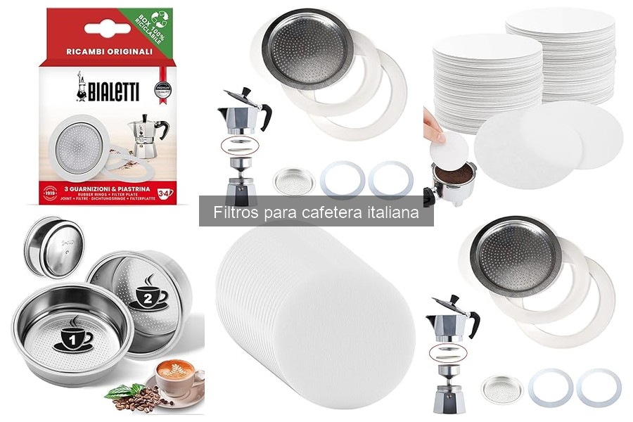 Tipos de filtros para cafetera italiana: guía completa