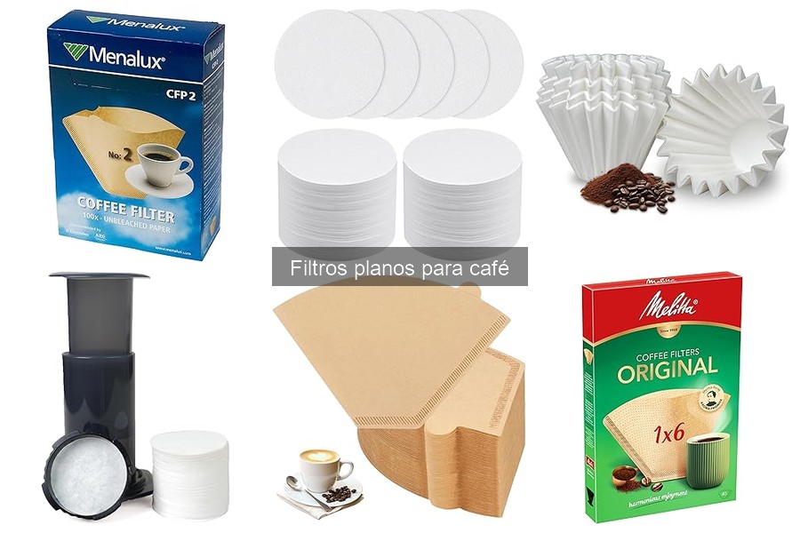 Tipos de filtros planos para café: materiales y ventajas