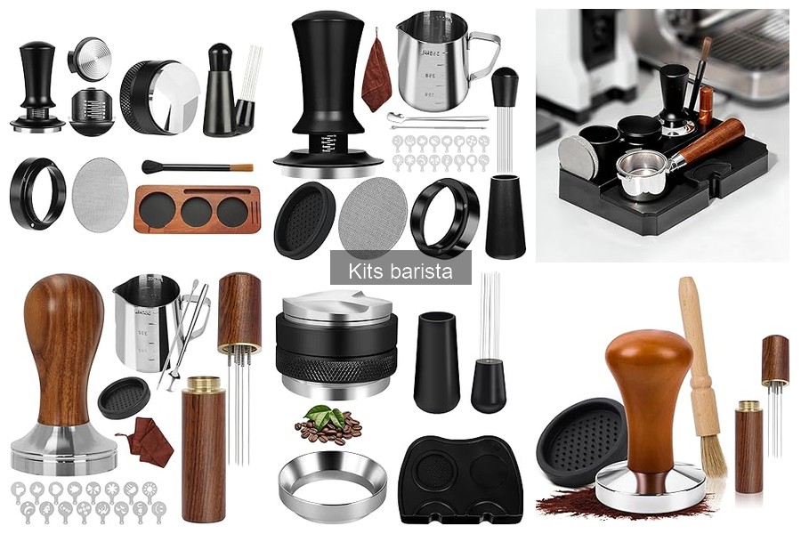 Tipos de kits barista para preparar café en casa