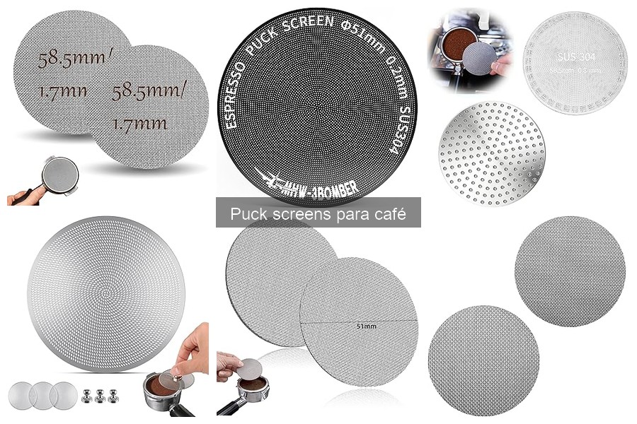 Tipos de puck screens para café: características y usos