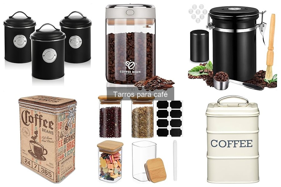 Tipos de tarros para café y sus usos prácticos