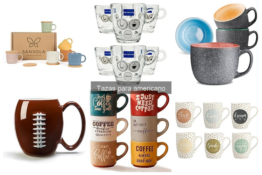 Tipos de tazas para café americano: Variedad y diseños