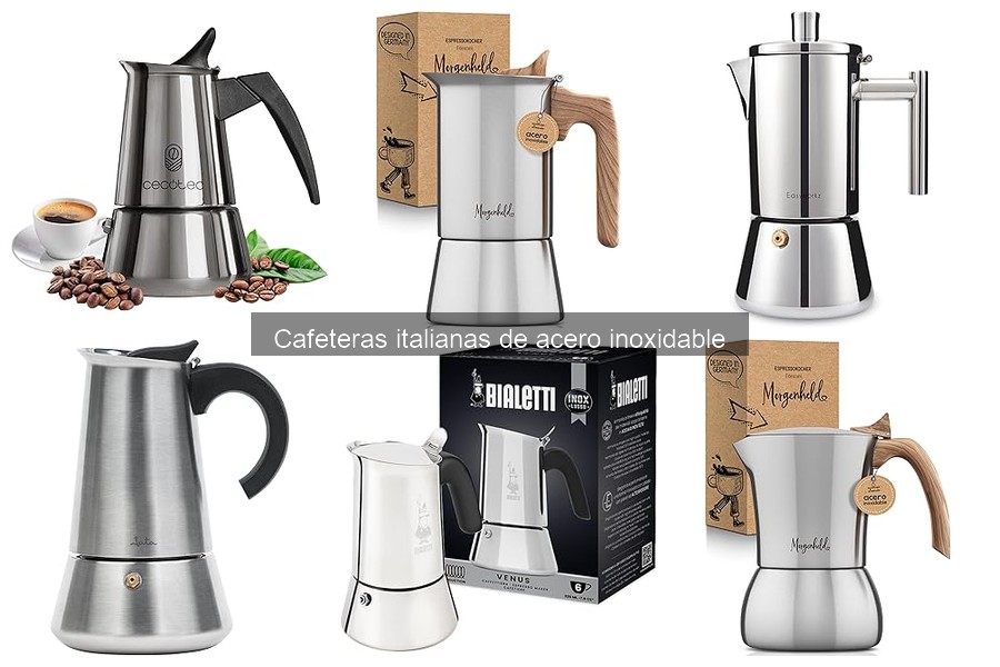 Ventajas de elegir cafeteras italianas de acero inoxidable
