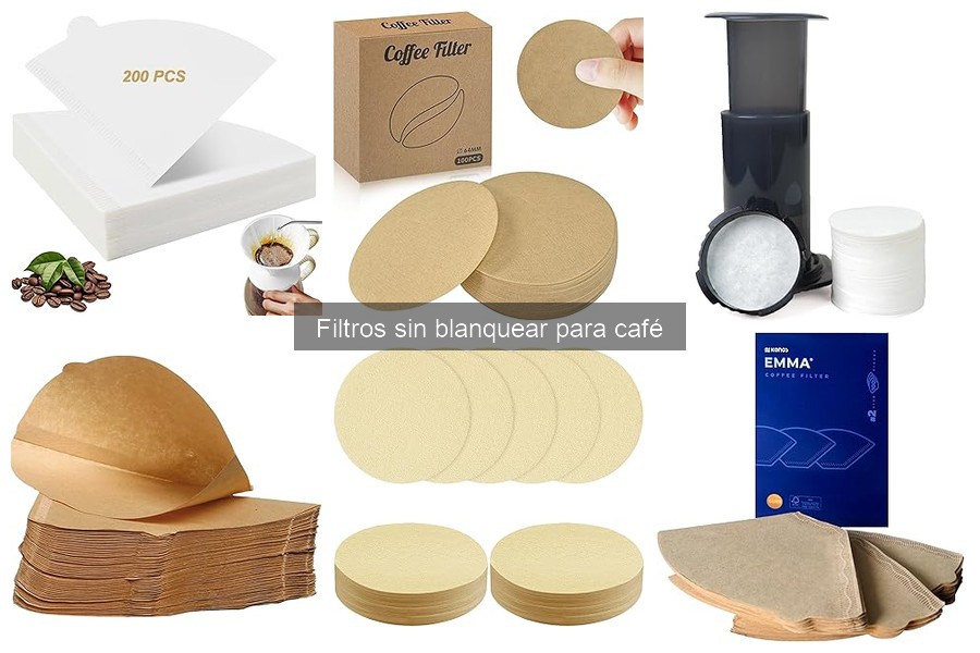 Ventajas de usar filtros sin blanquear para café