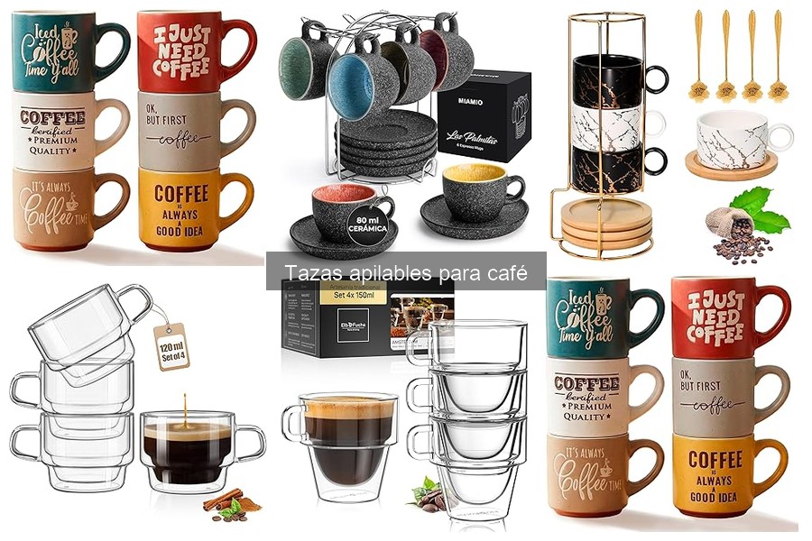 Ventajas de Usar Tazas Apilables para Café en Casa