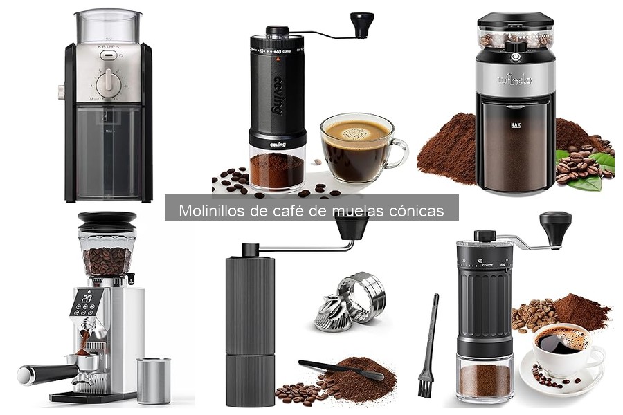 Ventajas de usar un molinillo de café de muelas cónicas