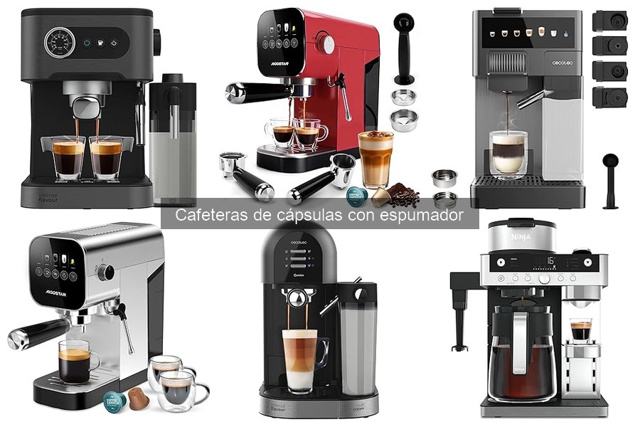 Ventajas y desventajas de cafeteras de cápsulas con espumador