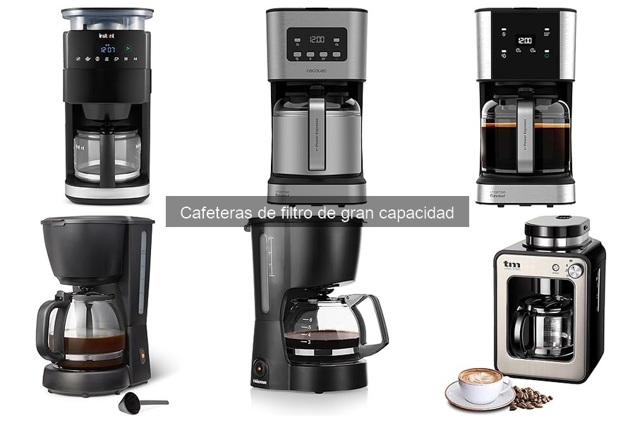 Ventajas y desventajas de cafeteras de filtro de gran capacidad
