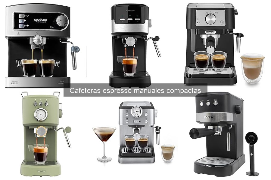 Ventajas y desventajas de cafeteras espresso manuales compactas