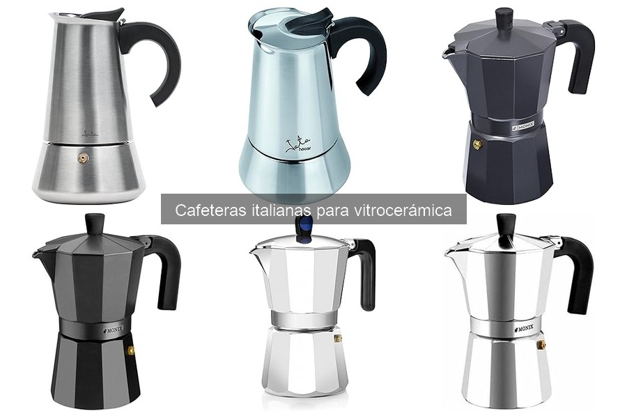 Ventajas y desventajas de cafeteras italianas en vitrocerámica