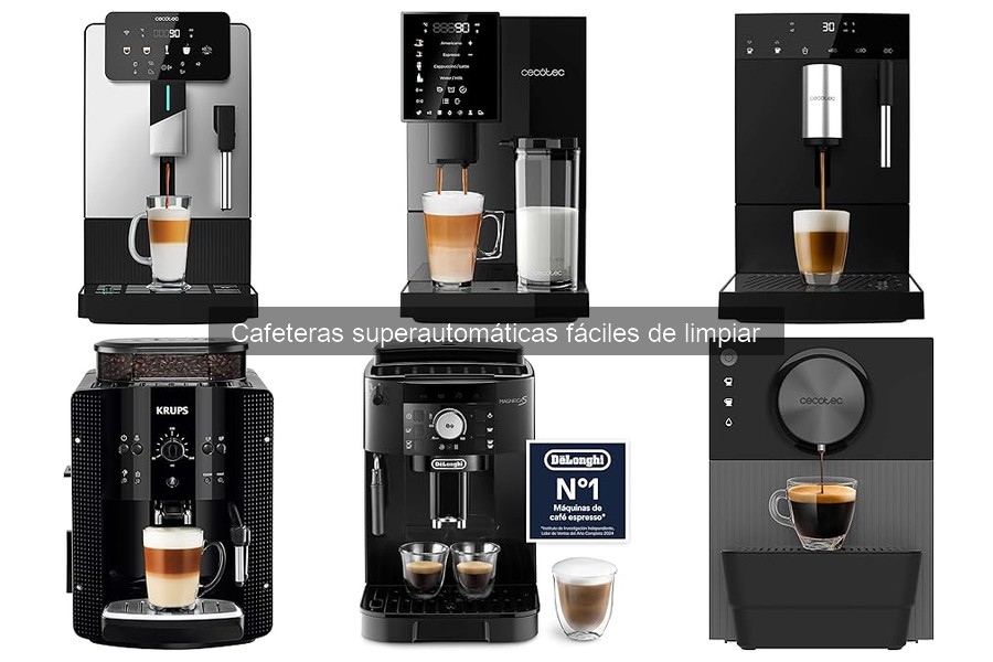 Ventajas y desventajas de cafeteras superautomáticas fáciles de limpiar