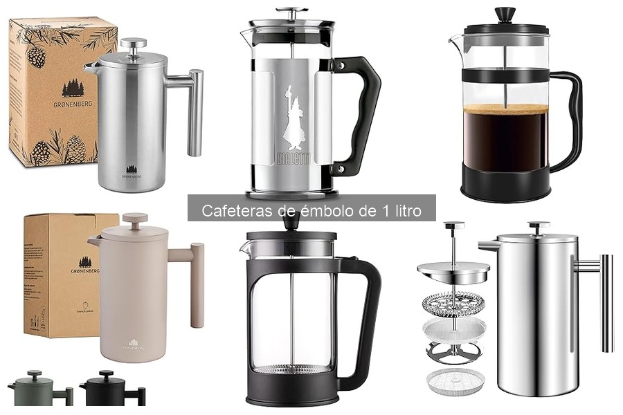 Ventajas y desventajas de la cafetera de émbolo de 1 litro
