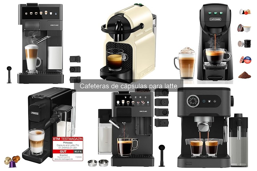 Ventajas y desventajas de las cafeteras de cápsulas para latte