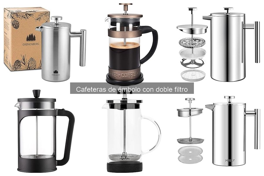 Ventajas y Desventajas de las Cafeteras de Émbolo con Doble Filtro