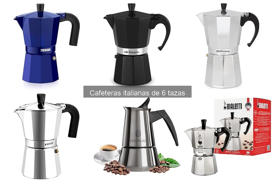 Ventajas y desventajas de las cafeteras italianas de 6 tazas