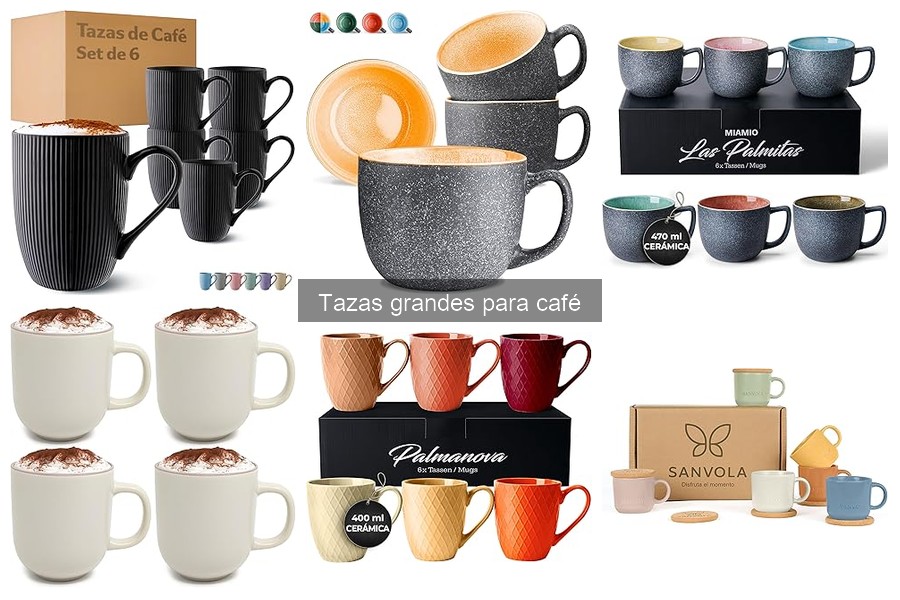 Ventajas y desventajas de las tazas grandes para café